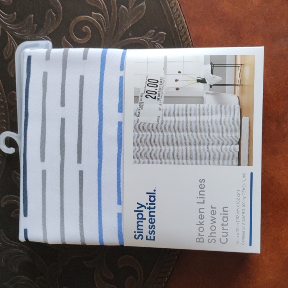 Cloth shower curtain